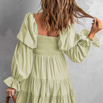 Sofia&Aurora™ - Smocked Off-Shoulder korte jurk