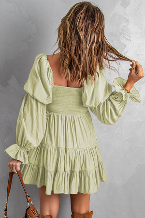 Sofia&Aurora™ - Smocked Off-Shoulder korte jurk