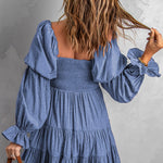 Sofia&Aurora™ - Smocked Off-Shoulder korte jurk