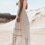 Sofia&Aurora™ - Boho Maxi Jurk met Kant - Trifoglio